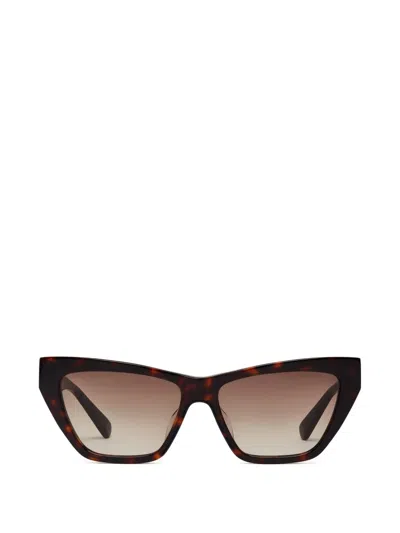 Stella Mccartney Exaggerated Tortoiseshell-effect Sunglasses In Braun