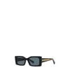 Stella Mccartney Eyewear Rectangle Frame Sunglasses In Black
