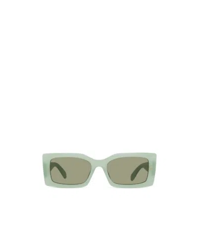 Stella Mccartney Eyewear Rectangle Frame Sunglasses In Green