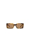Stella Mccartney Eyewear Rectangle Frame Sunglasses In Green