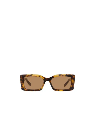 Stella Mccartney Eyewear Rectangle Frame Sunglasses In Green