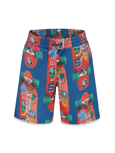 Stella Mccartney Fabric Bermuda Shorts In Multi