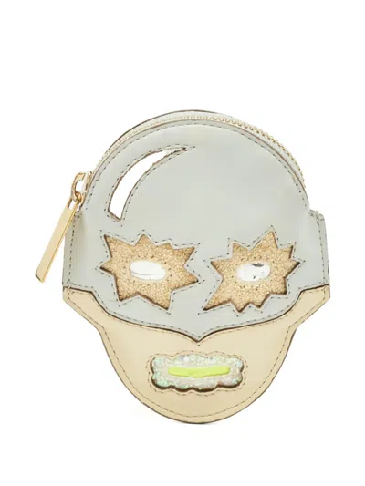 Pre-owned Stella Mccartney Face Star Coin Purse