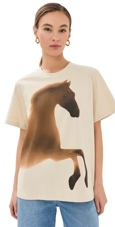 Stella Mccartney Faded Horses T-shirt Multicolor 1