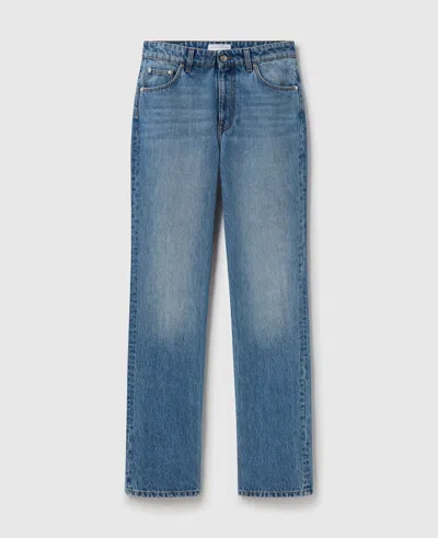 Stella Mccartney Faded Straight-leg Mid-rise Denim Jeans