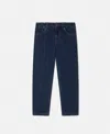 Stella Mccartney Faded Wash Denim Jeans In Denim Blue