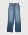 STELLA MCCARTNEY FADED WIDE-LEG HIGH-RISE DENIM JEANS
