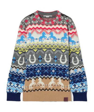 Stella Mccartney Fair Isle-intarsia Sweater In Multi