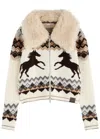 Stella Mccartney Fair Isle Intarsia Wool Cardigan In Multicoloured 1