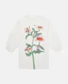 Stella Mccartney Fairies Print Crewneck Sweatshirt Dress In White