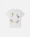 Stella Mccartney Fairies Print Crewneck T-shirt In White