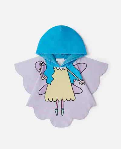 Stella Mccartney Fairy Graphic Towel Dress In Purple