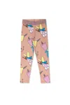 Stella Mccartney Girl's Fairies Printed Leggings In Black