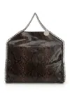 Stella Mccartney Falabella 3-chain Bag Eco Micely Snake Alter Mat Handbags Brown