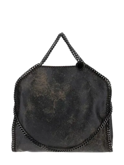 Stella Mccartney Falabella 3-chain Bag In Antiqued Suede In Multi