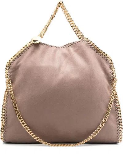 Stella Mccartney Falabella 3chain Handbag In Sand