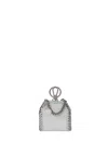 Stella Mccartney Falabella Airpods Case Keychain In Silver