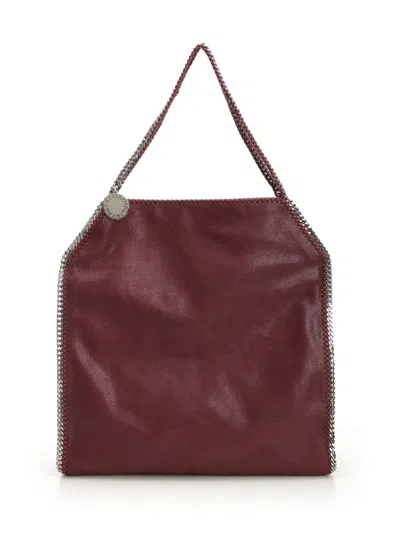Stella Mccartney Falabella Baby Bella Large Tote Bag In Burgundy