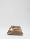 Stella Mccartney Falabella Mini Crossbody Drawstring Bags In Neutral