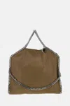 Stella Mccartney Falabella Bag With Ruthenium Chain In Green