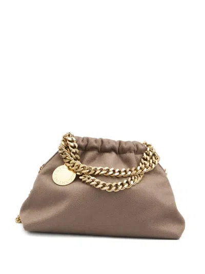 Stella Mccartney 'falabella' Beige Drawstring Shoulder Bag In Sand