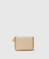 Stella Mccartney Falabella Bi-fold Wallet In Brown