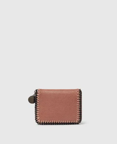 Stella Mccartney Falabella Bi-fold Wallet In Brown