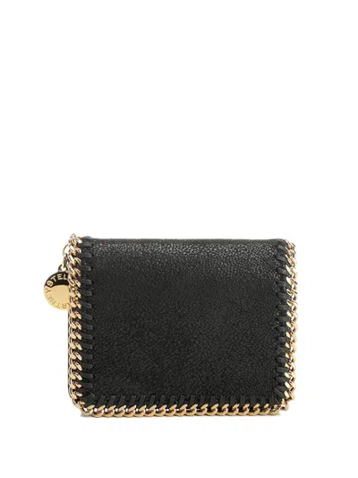 Stella Mccartney Falabella Bi-fold Wallet In Purple
