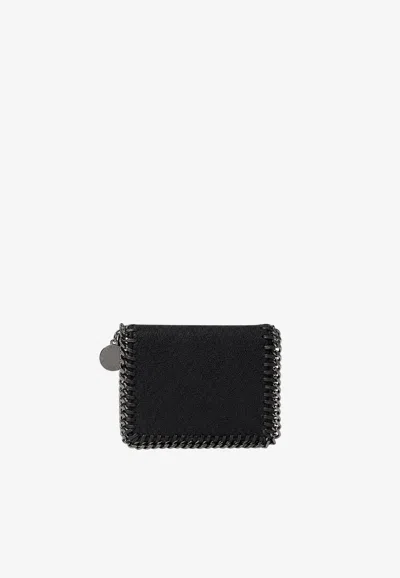 Stella Mccartney Falabella Bi-fold Wallet In Black