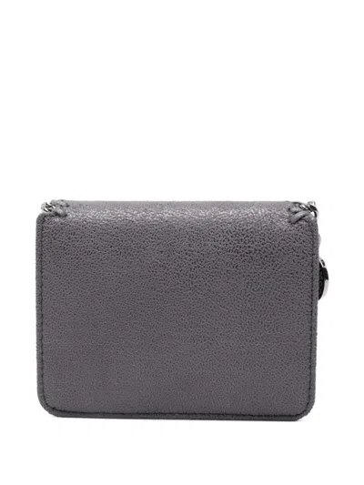 Stella Mccartney Falabella Bifold Wallet In Gray