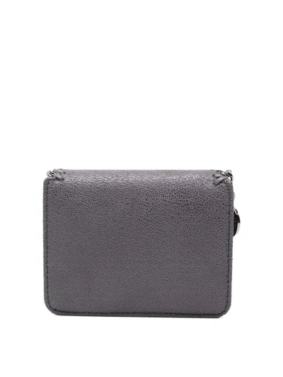 Stella Mccartney Falabella Bifold Wallet In Gray
