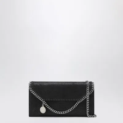 Stella Mccartney Falabella Continental Clutch Bag In Black