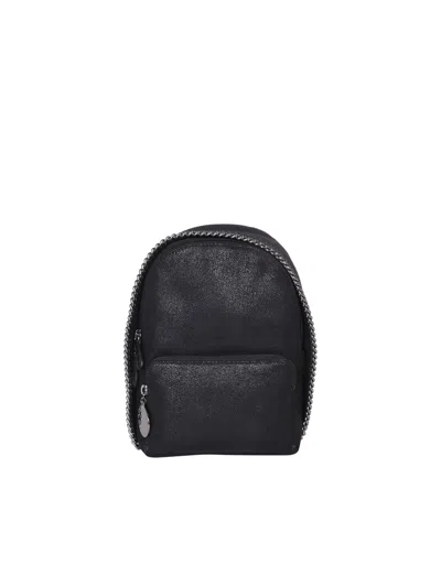 STELLA MCCARTNEY FALABELLA BLACK SILVER BACKPACK