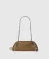 Stella Mccartney Falabella Bowling Shoulder Bag In Green