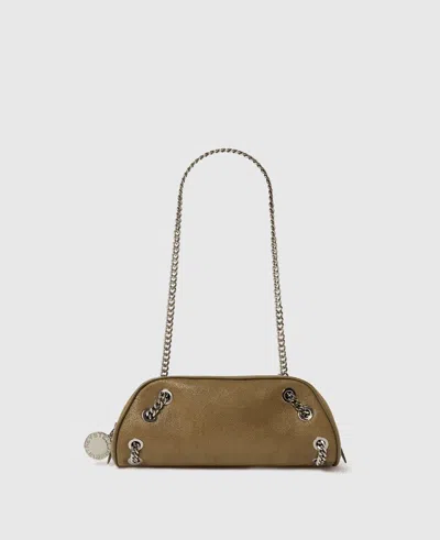 Stella Mccartney Falabella Bowling Shoulder Bag In Green