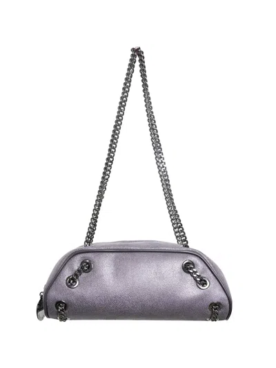Stella Mccartney Falabella Bowling Shoulder Bag In Purple