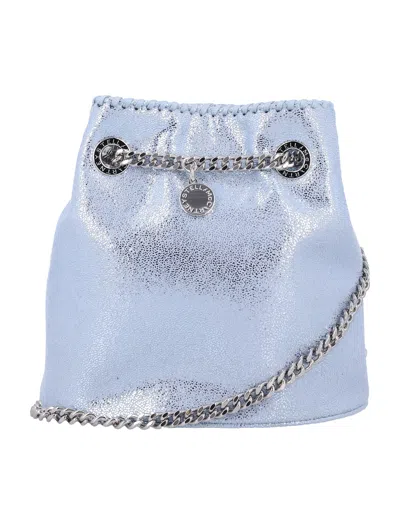 Stella Mccartney Falabella Bucket Bag In Light Blue