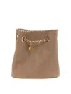 Stella Mccartney Falabella Bucket Bag In Sand