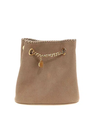 Stella Mccartney Falabella Bucket Bag In Sand