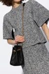 Stella Mccartney Falabella Vegan Leather Chain Bucket Bag In Black