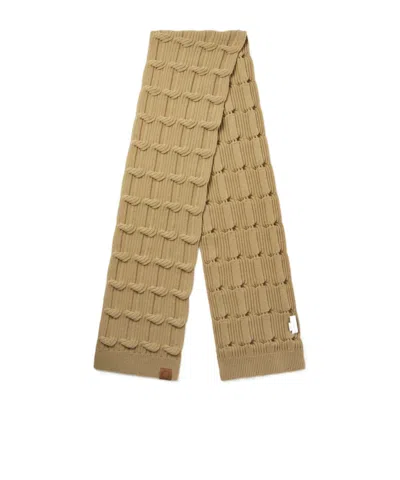 STELLA MCCARTNEY STELLA MCCARTNEY FALABELLA CABLE-KNIT SCARF