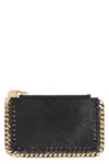Stella Mccartney Slate Shaggy Deer Falabella Card Holder