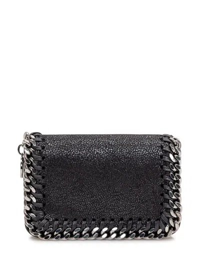 Stella Mccartney Falabella Card Holder In Black