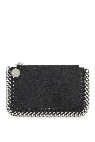 Stella Mccartney Falabella Card Holder In Black