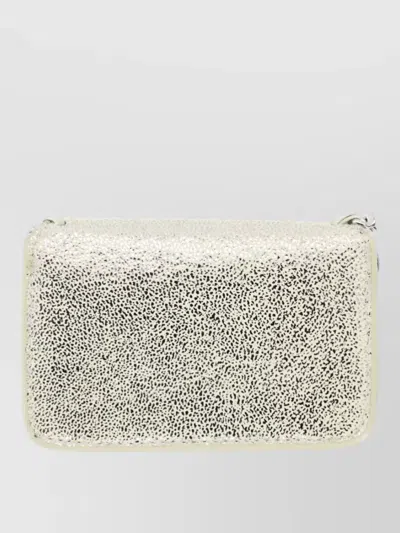 Stella Mccartney Falabella Cardholder Metallic Finish Chain Trim