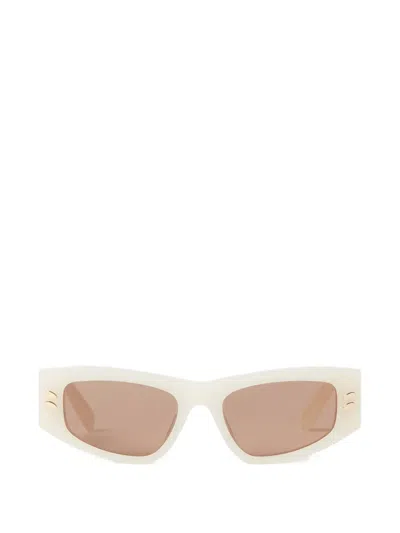 Stella Mccartney Falabella Cat-eye Sunglasses In Weiss