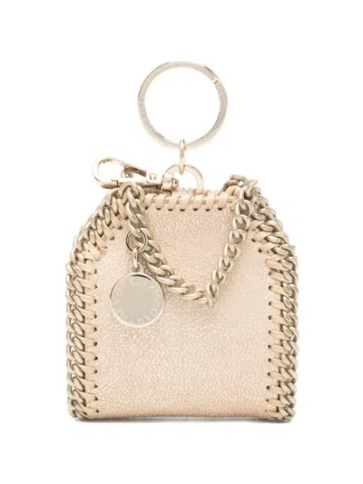 Stella Mccartney Falabella Chain Airpods Case In Neutral