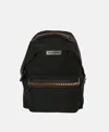 Stella Mccartney Falabella Chain Backpack In Black