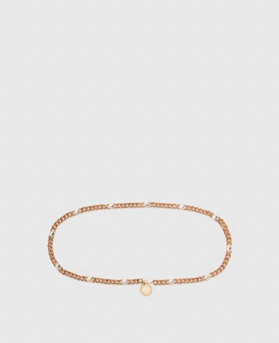 Stella Mccartney Falabella Chain Belt In Gold
