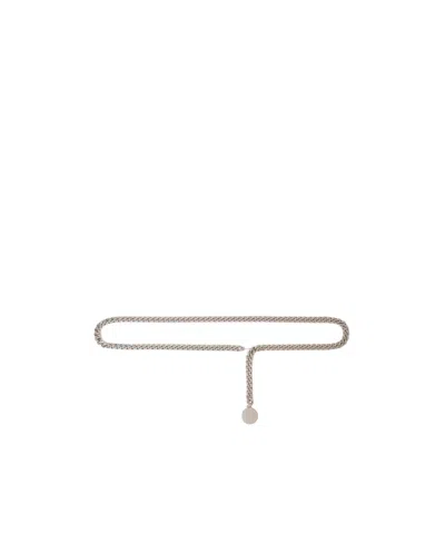 Stella Mccartney Falabella Chain Belt In Nude